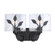 Calla Two Light Vanity in Natural Black (62|3160BA2NBHWG)
