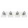 Hines Four Light Vanity in Chrome (62|3118BA4CHSD)