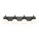 Hines Four Light Vanity in Matte Black (62|3118BA4BLKOP)