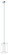 Loncino 1 One Light Pendant in Chrome (217|94377A)
