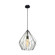 Carlton One Light Pendant in Black (217|49257A)