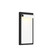 Cap LED Wall Sconce in White on Black (34|WSW250212CSWTBK)