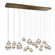 Cyllindra LED Chandelier in Aged Brass (34|PD77523LAB)