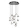 Cyllindra LED Chandelier in Black Chrome (34|PD77515RBC)