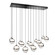 Cyllindra LED Chandelier in Black Chrome (34|PD77514LBC)