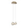 Cyllindra LED Chandelier in Aged Brass (34|PD77503RAB)
