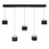 Banded LED Chandelier in Aged Brass (34|PD68905LAB)