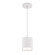 Cloak LED Pendant in White (34|PD5850640WT)