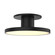 Twist-N-Lite LED Flush Mount in Black (34|FM250808CSBK)