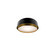 Salvo LED Flush Mount in Black/Aged Brass (34|FM2051227BKAB)