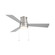 Hug LED Flush Mount Ceiling Fan in Brushed Nickel (34|F108LBN)