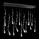 Secret Garden LED Pendant in Black (53|S2414L51OH)