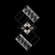 Diamonta LED Wall Sconce in Black (53|S2351818O)
