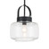 WickGlow One Light Pendant in Dark Matte Black (7|3937899)