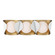 Flare Three Light Vanity in Sand White (7|3773893)