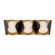 Flare Three Light Vanity in Legacy Brass & Dark Bronze (7|3773855)