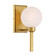 Mooncrest One Light Vanity in Legacy Brass (7|3491732)