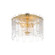 Warren Two Light Flush Mount in Gold Leaf (16|21832AGGL)
