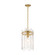 Warren One Light Pendant in Dark Bronze (16|21831AGGL)