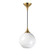 Neve One Light Pendant in Natural Aged Brass (16|21226MRNAB)