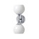 Neve Two Light Wall Sconce in Polished Chrome (16|21222MRPC)