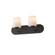 Durham Two Light Strip Bath Vanity in Black (16|12892WTBK)
