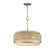 Seacliff Three Light Pendant in Natural Aged Brass (16|12813OFNAB)