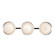 Cleo LED Vanity in Chrome/Opal Glass (347|VL77923CHOP)