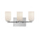 Nola Three Light Vanity in Chrome/Glossy Opal Glass (347|VL57718CHGO)