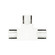 Trilo Track Track T-Connector in White (347|TRC989123WH)