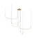 Talis LED Pendant in Brushed Gold (347|MP89570BGUNV)