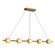 Elixir LED Linear Pendant in Brushed Gold (347|LP15548BGUNV)