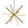 Sirius LED Chandelier in Brushed Gold (347|CH14348BGUNV010)