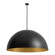 Eight Light Pendant in Matte Black w/ Champagne Gold (102|NSH9847CBGD)