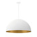 Five Light Pendant in Matte White w/ Champagne Gold (102|NSH9842MTGD)