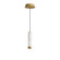Aragon LED Pendant in White Alabaster / Gold (86|E11202WAGLD)