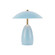 Poppy LED Table Lamp in Cerulean (452|TL437409CER)