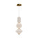 Bijou LED Pendant in Aged Gold/Opal Matte Glass (452|PD530341AGOPUNV)