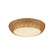 Merida Two Light Flush Mount in Rattan (452|FM511014RA)