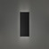 Pillar LED Outdoor Wall Sconce in Black (281|WSW7651635BK)
