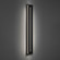 Midnight LED Outdoor Wall Sconce in Black (281|WSW6625635BK)