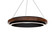 Delaney LED Pendant in Black/Dark Walnut (281|PD88529BKDW)