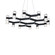 Dashe LED Pendant in Black (281|PD4536BK)