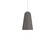 Pompeii LED Mini Pendant in Bassalt Stone/Black (281|PD451030BVBK)