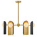 Zuri LED Chandelier in Lacquered Brass (531|84236LCBBK)