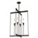 Lilium Four Light Chandelier in Black (39|101700SKT10WC0821)