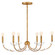 Aliso LED Chandelier in Distressed Brass (13|48286DA)