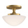 Knox LED Semi-Flush Mount in Lacquered Brass (13|47813LCB)