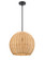 Elise One Light Pendant in Matte Black (59|9028NAT)