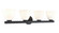 Apria Four Light Vanity in Matte Black (59|49004MB)